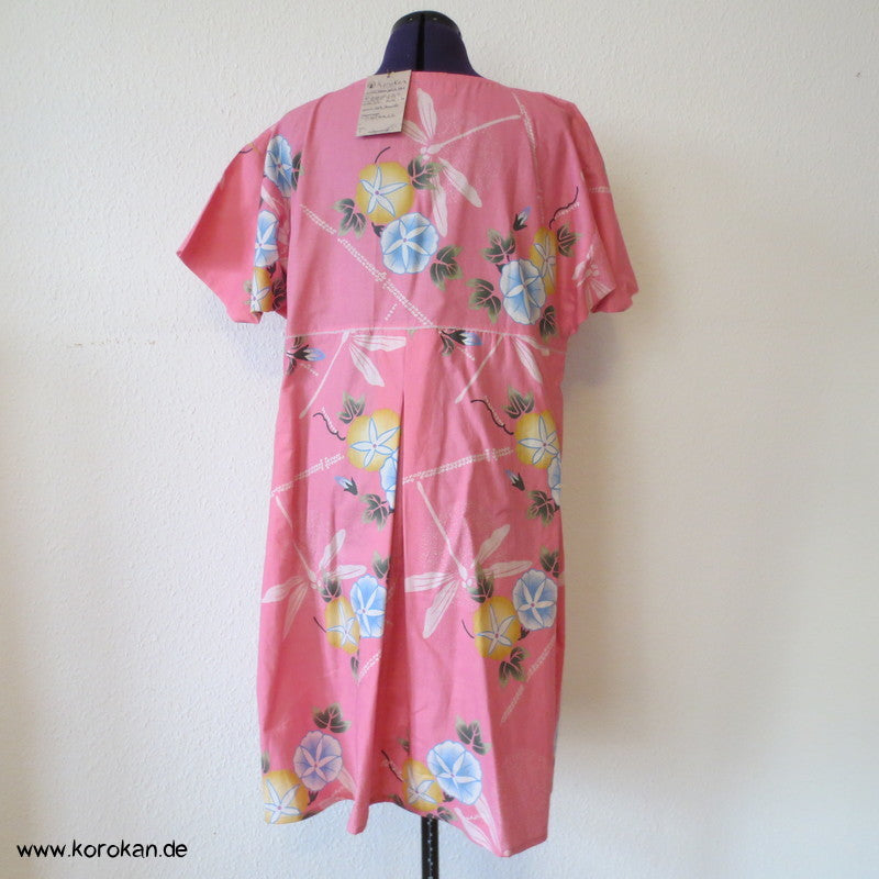 Libelle und Ackerwinden Yukata Baumwolle Zero Waste Kosode Sommerkleid