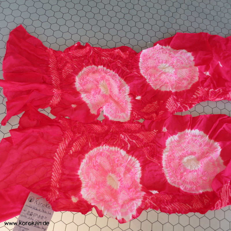 Shibori Pongé Schaltuch Mädchen Obi