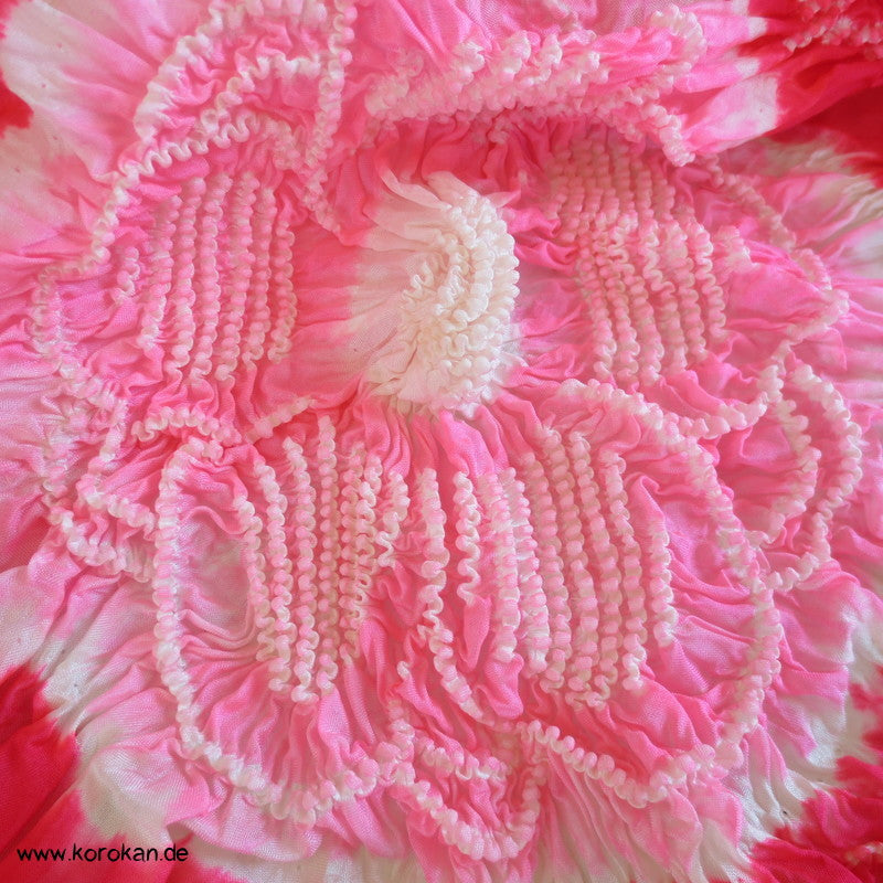 Shibori Pongé Schaltuch Mädchen Obi