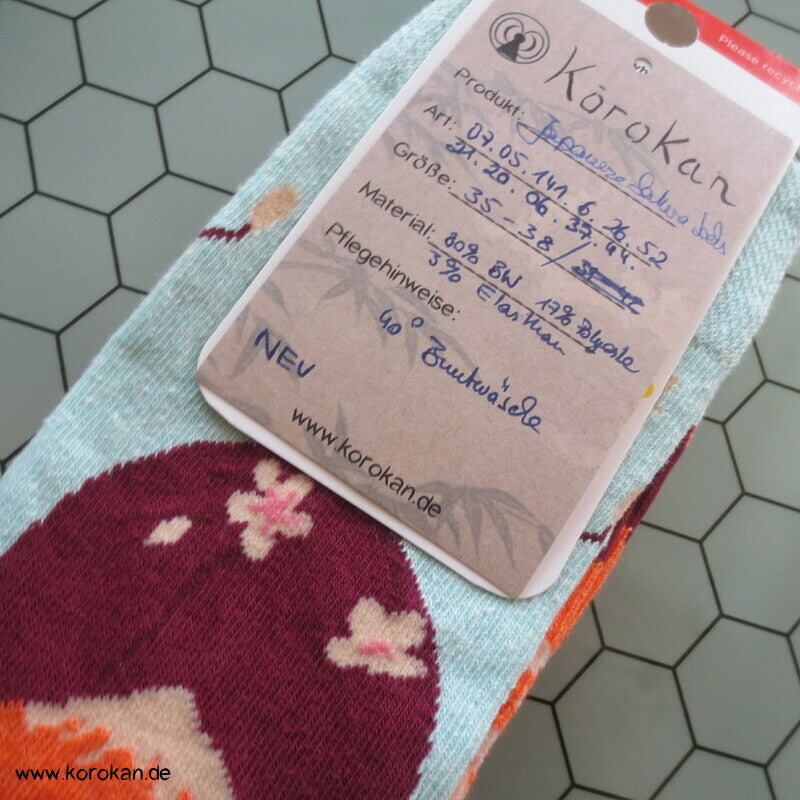 Dedoles Baumwoll Socken mit japanischen Motiven