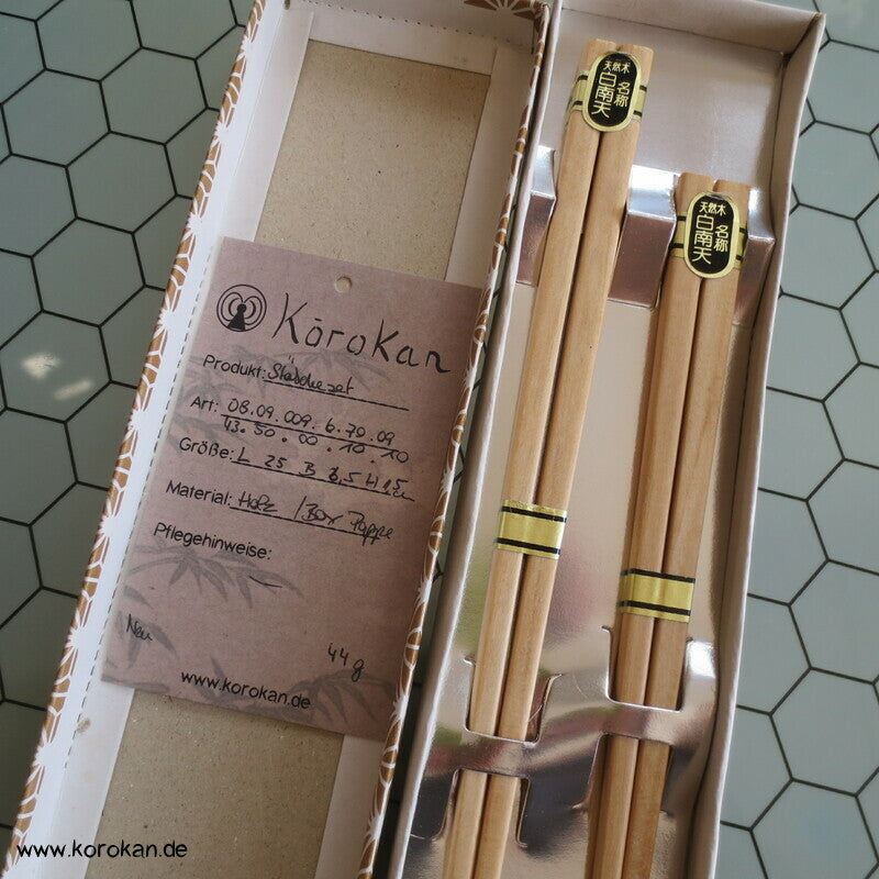 Stäbchenset natur / Haarstab
