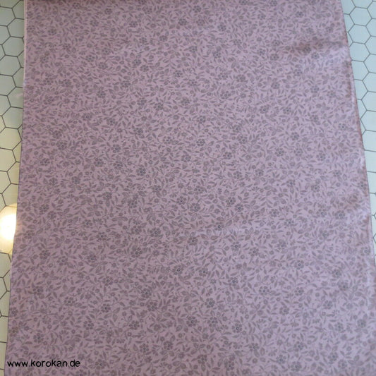 millefleur mauve Kimono Chirimen Crepe Seide