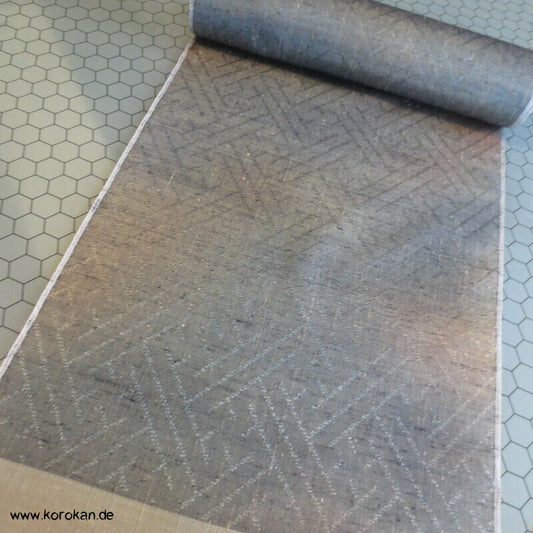 Sayagata mit Bokashi Farbverlauf Tsumugi Seide