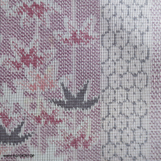 Bambus, Kikko Kasuri Tsumugi Kimono Seide