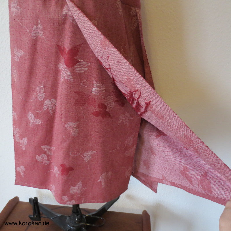 Blätterjacquard Wolle/ Seide/ Cupro Sattelrock