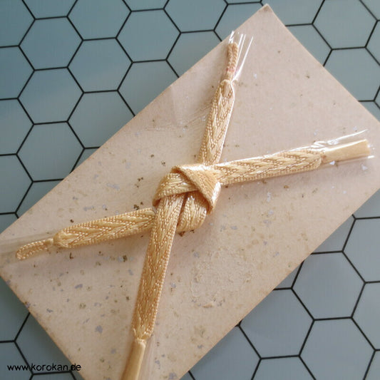 Haori Himo - Seide blass sonnengelb