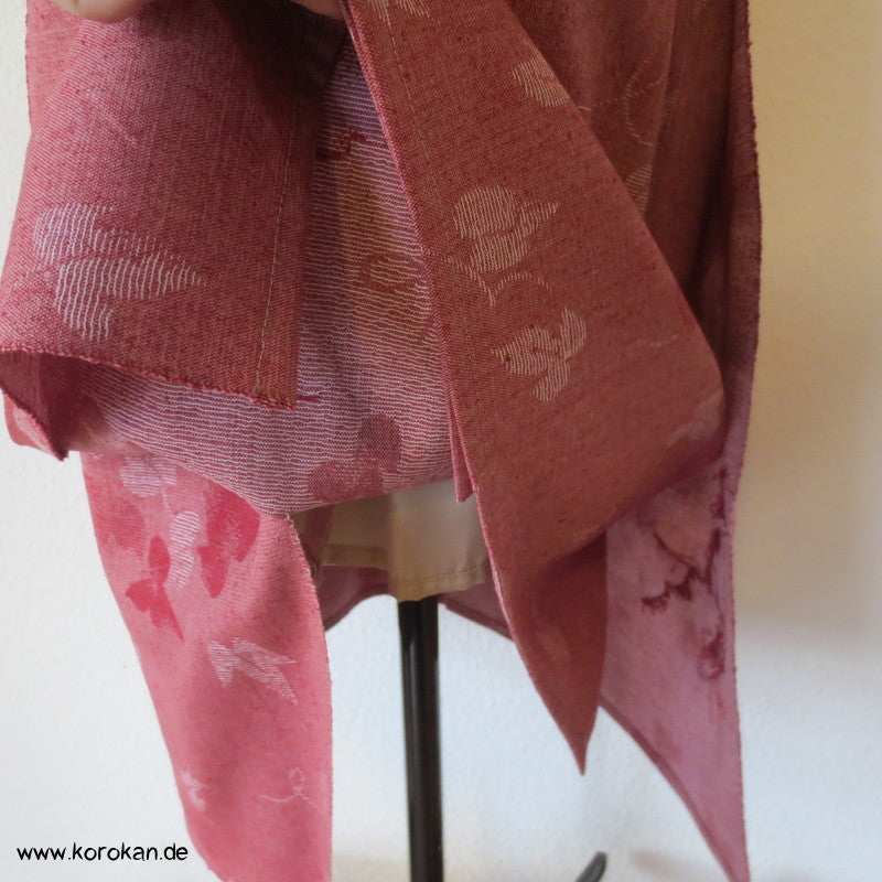 Blätterjacquard Wolle/ Seide/ Cupro Sattelrock