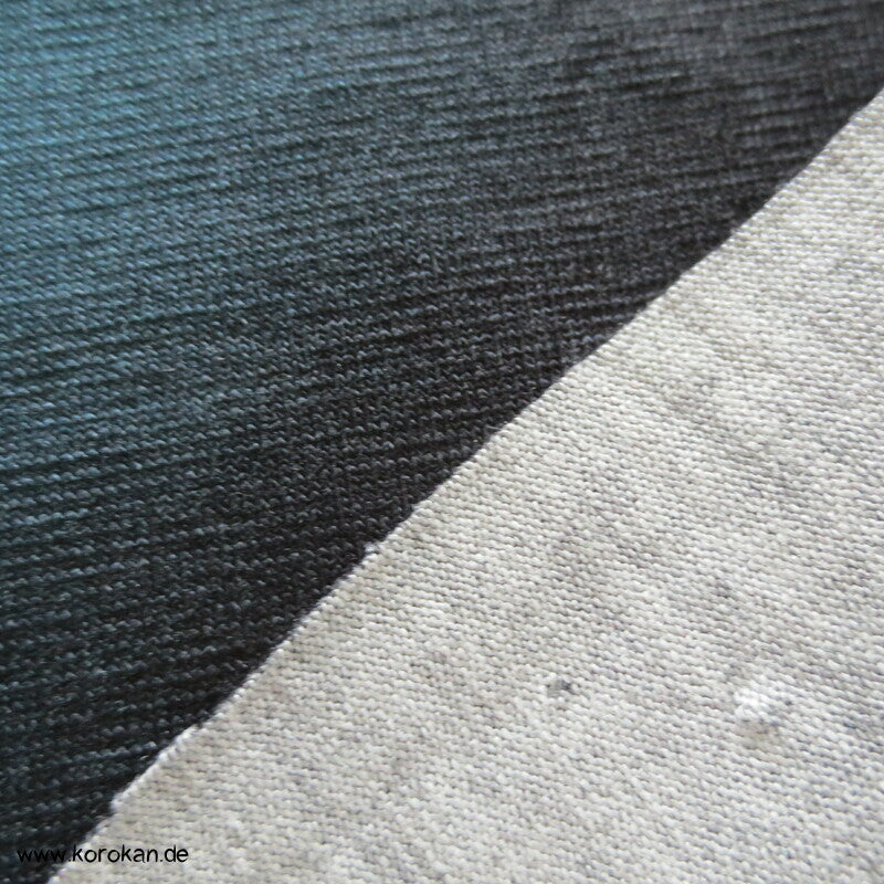 blaue Riesenblüte Viscose Jersey