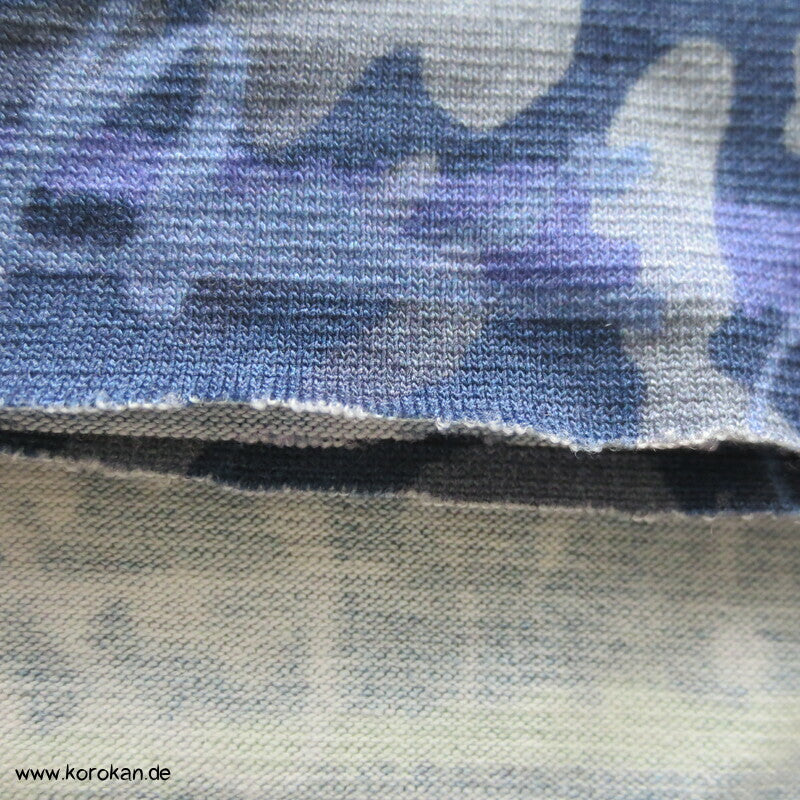 Blütenstreifen Kringel Viscose Jersey