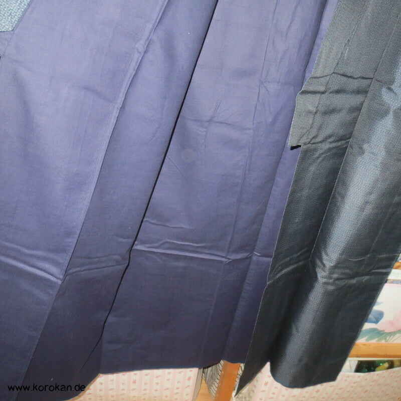 Oshima Tsumugi Seide Kimono + Haori Ensemble