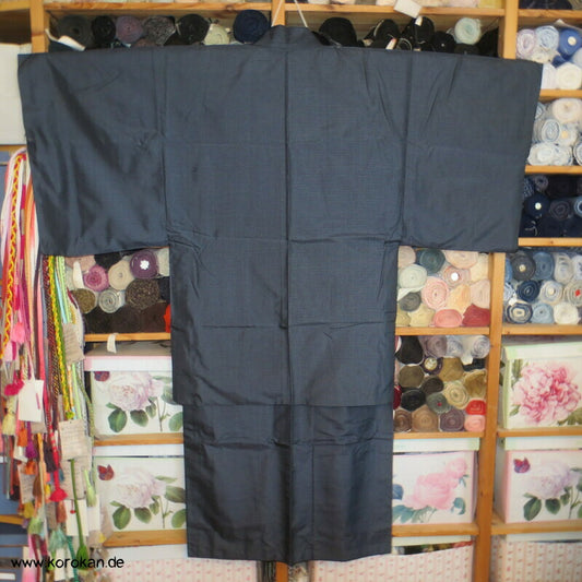 Oshima Tsumugi Seide Kimono + Haori Ensemble