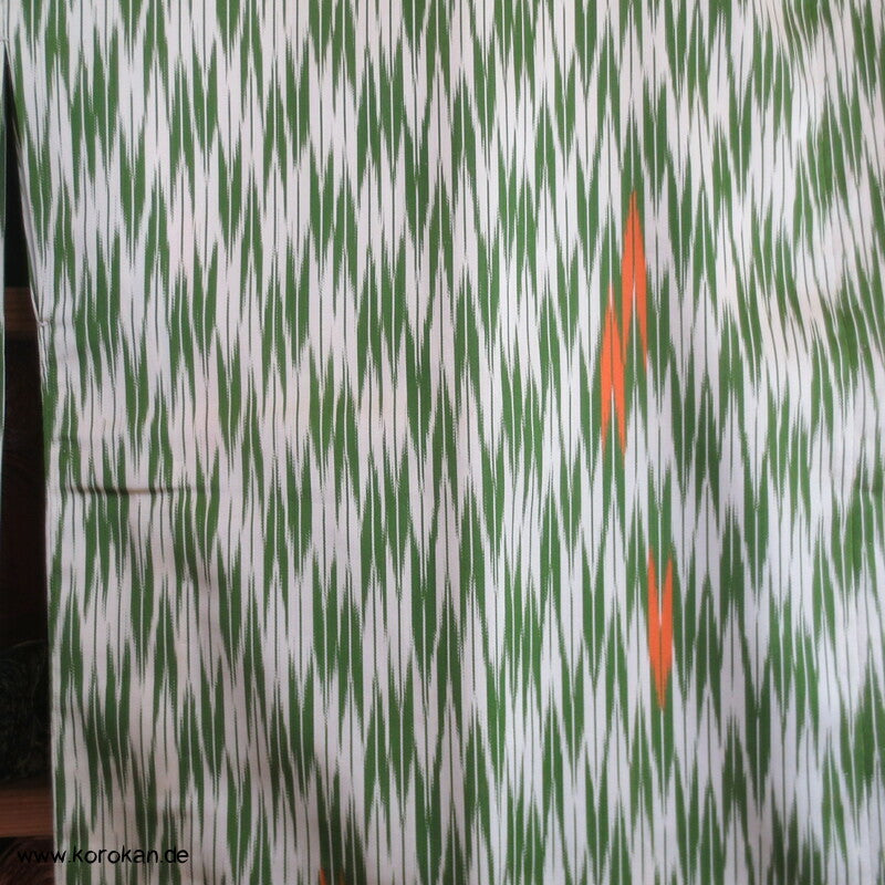 Pfeilmuster Kasuri Seide Michiyuki Japan Kimono Regenmantel