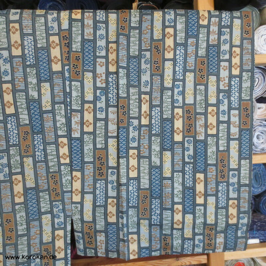 Kesa Muster Wollmuslin, Männer Juban Kimono