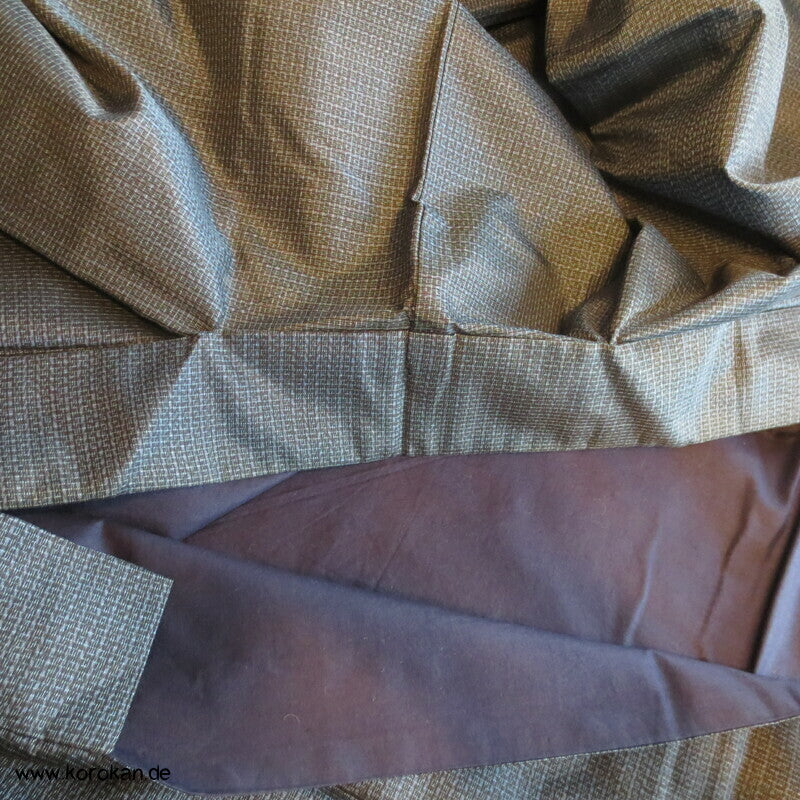 Oshima Tsumugi Seide Kimono + Haori Ensemble