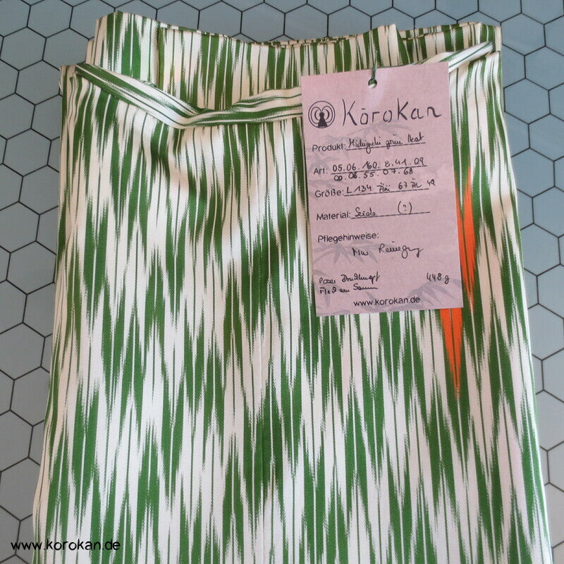 Pfeilmuster Kasuri Seide Michiyuki Japan Kimono Regenmantel