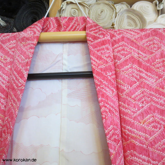 Wellen und Zacken Full Shibori Haori