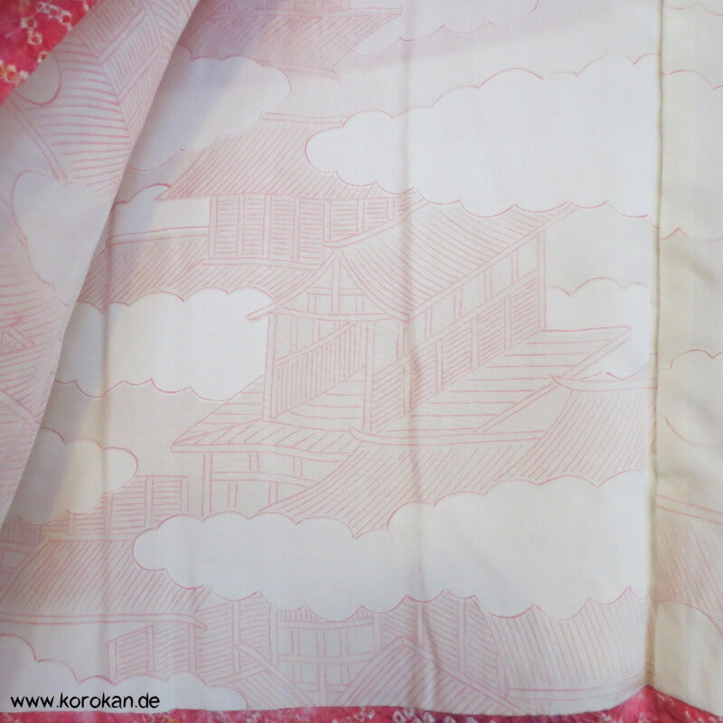 Wellen und Zacken Full Shibori Haori