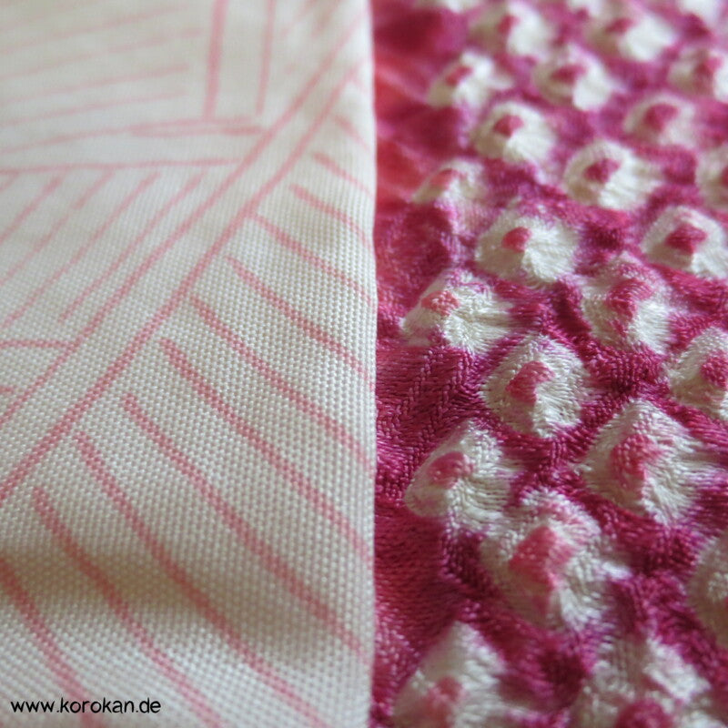 Wellen und Zacken Full Shibori Haori