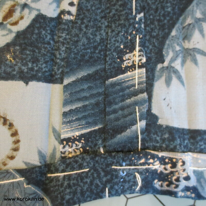 junge Tiger am Meer Wollmuslin, Juban Kimono