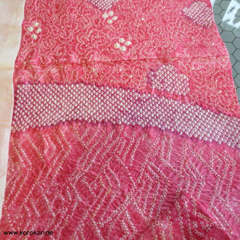 Wellen und Zacken Full Shibori Haori