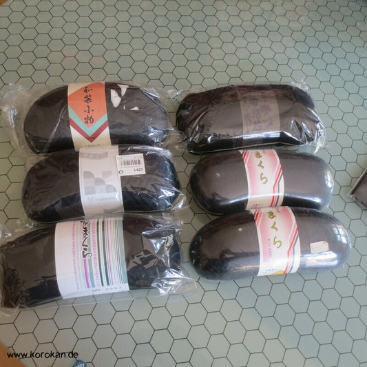 Schwarzes Makura Obi Kissen