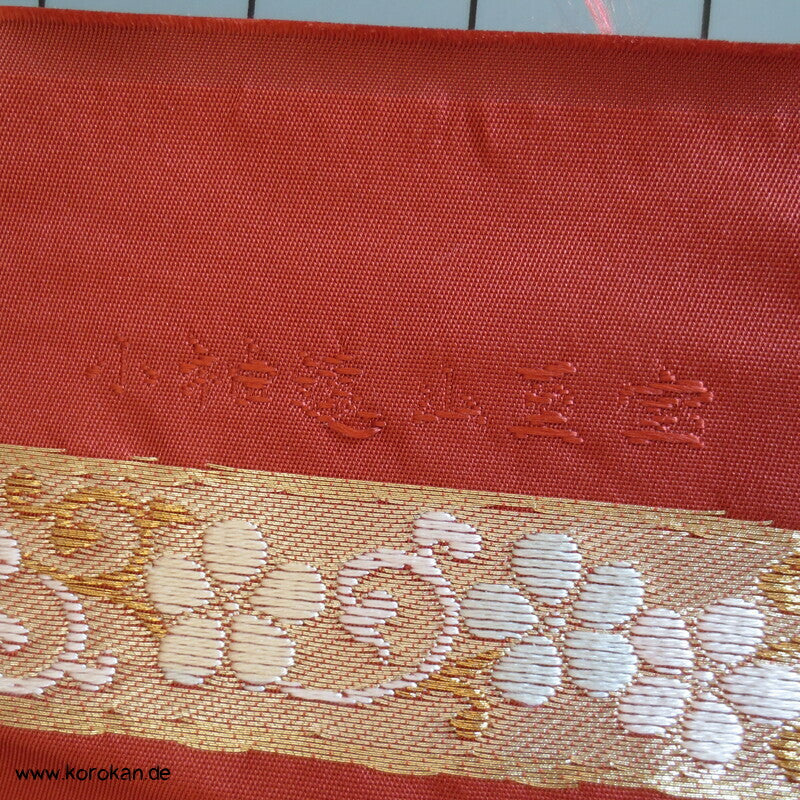 Wolken Blüten etc... Seidenbrokat Panel