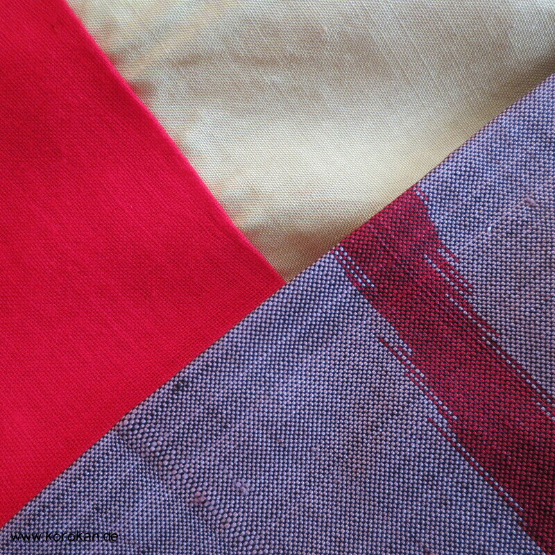 Meisen Komon Kimono mit riesigen Kiefernnadeln, antik