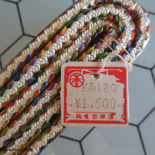 regenbogenbunter Obijime, Seide