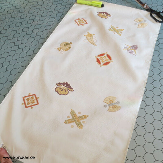 vorgewebte Muster ausgestickt Seidenbrokat