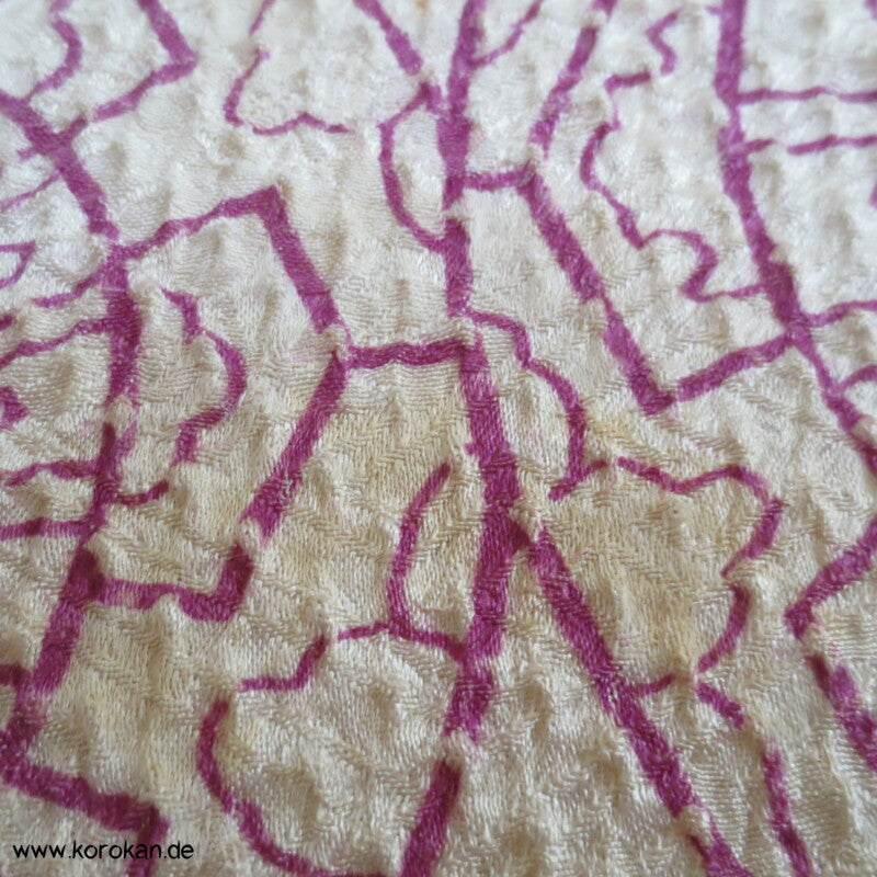 Full Shibori Genji Guruma Haori Kimono Jacke mit Himo