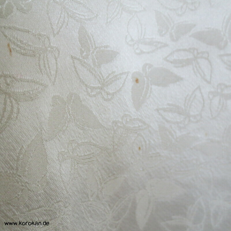 Schmetterlinge, gewebt, gemalt, gestickt Homongi Kimono Seidendamast