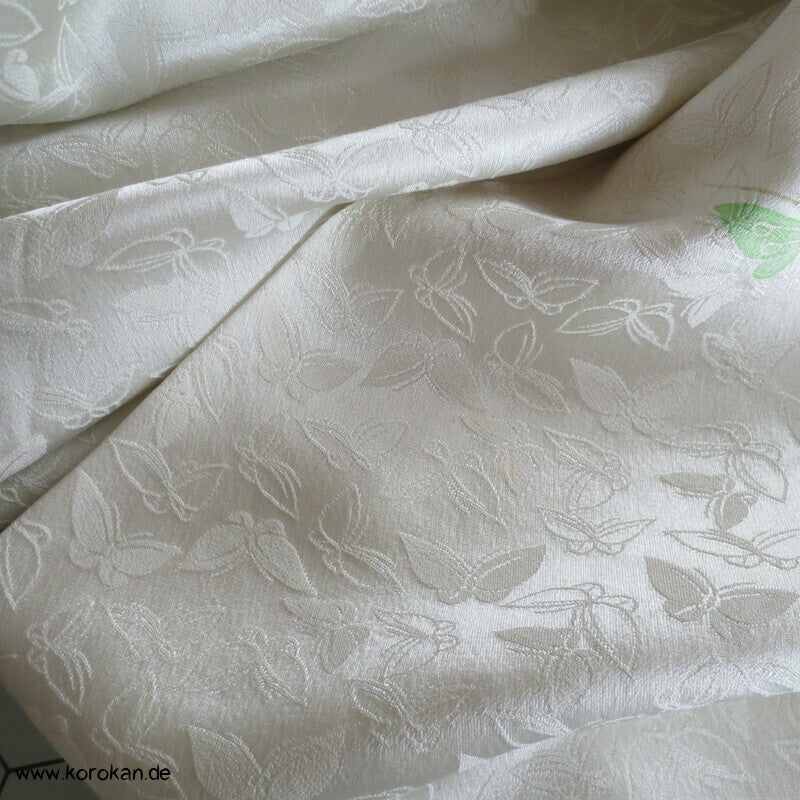 Schmetterlinge, gewebt, gemalt, gestickt Homongi Kimono Seidendamast