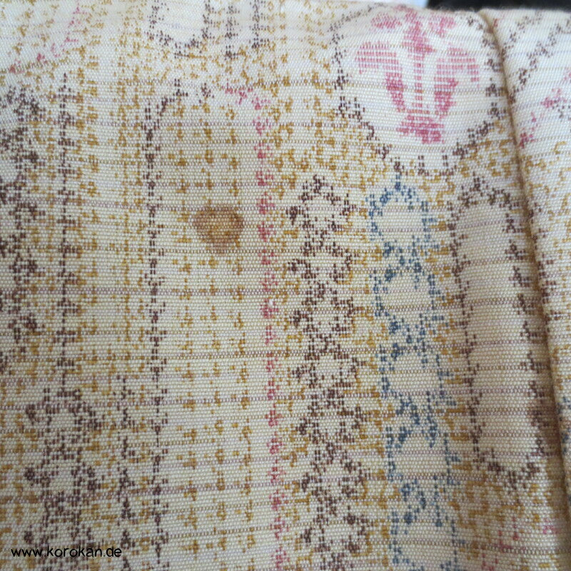 Seide/ Wolle Kasuri Hitoe Kimono