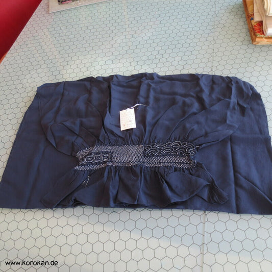 verschiedene Shibori Muster Heko Obi - Chirimen Crepe, neu