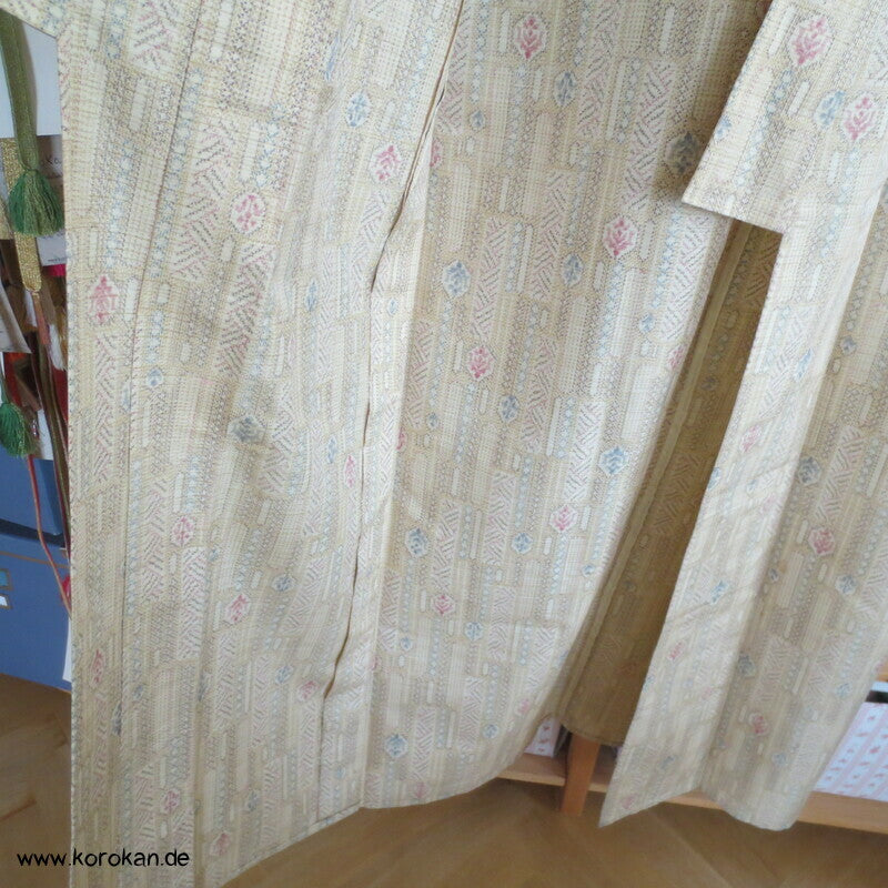 Seide/ Wolle Kasuri Hitoe Kimono
