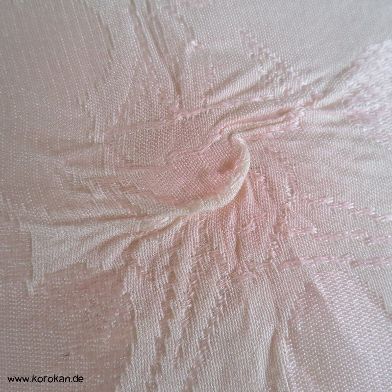 Kraniche mit Shibori Juban Futterseide