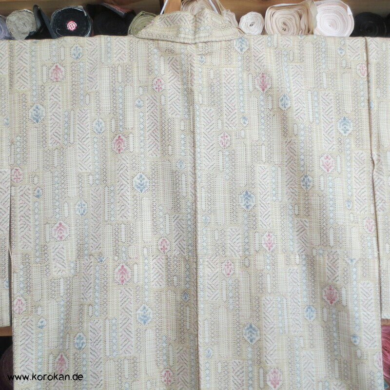 Seide/ Wolle Kasuri Hitoe Kimono