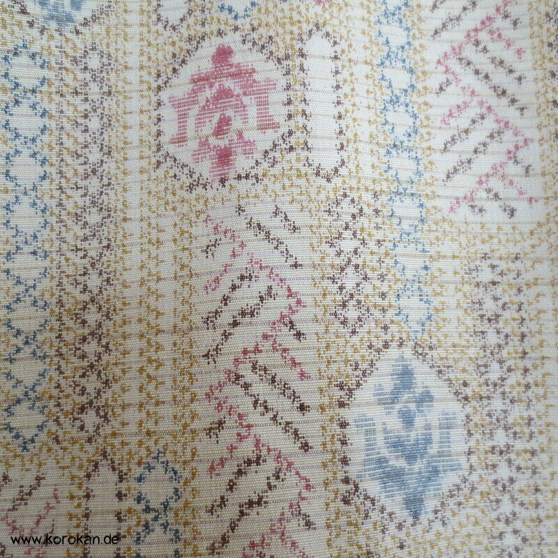 Seide/ Wolle Kasuri Hitoe Kimono