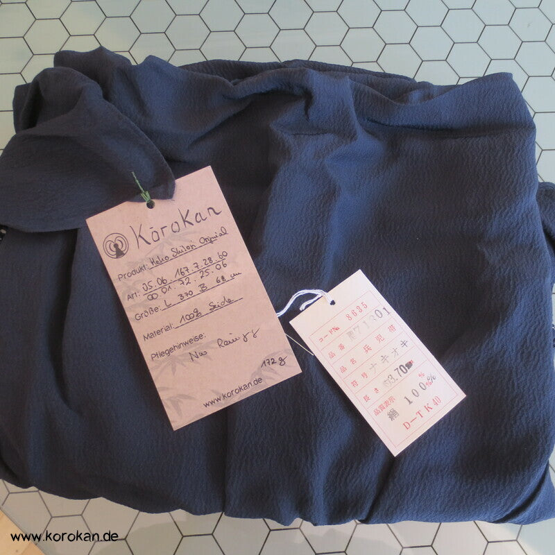 verschiedene Shibori Muster Heko Obi - Chirimen Crepe, neu