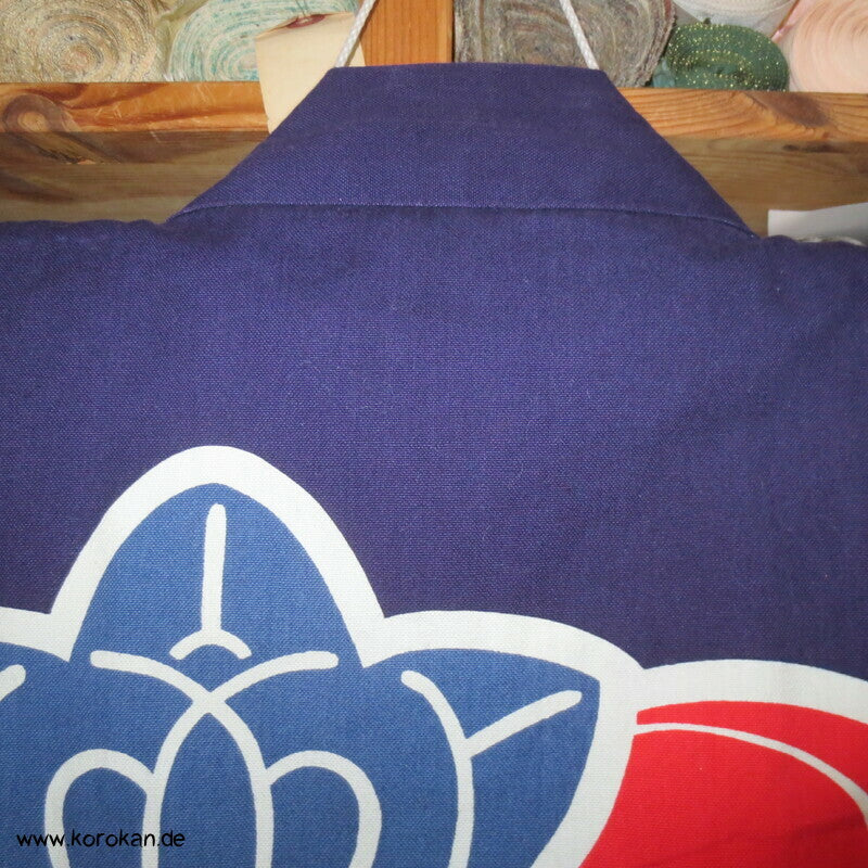 Happi Arbeitsjacke mit Tachibana und Tomoe Motiv
