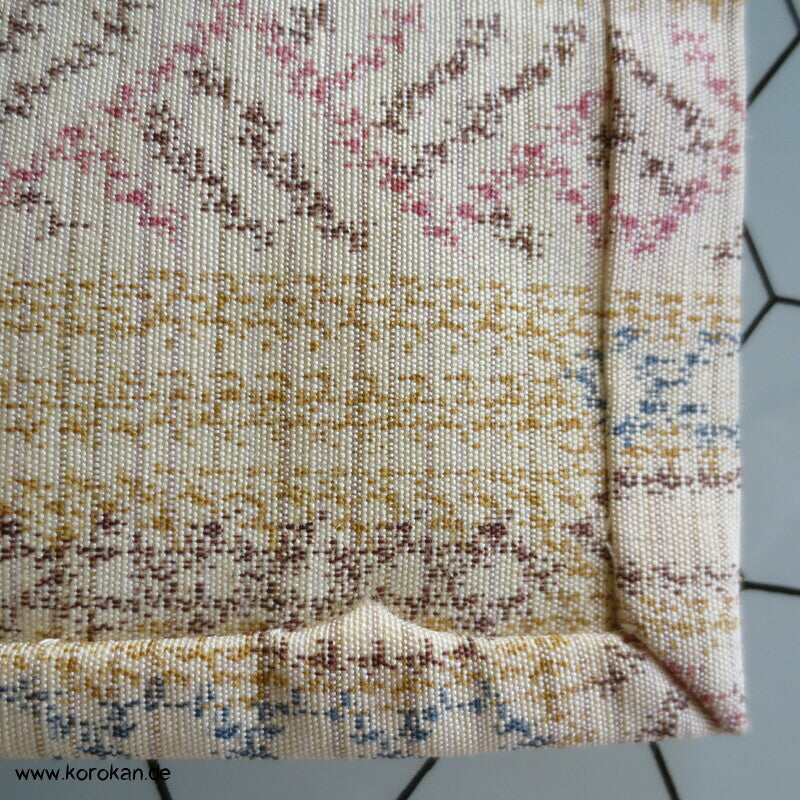 Seide/ Wolle Kasuri Hitoe Kimono