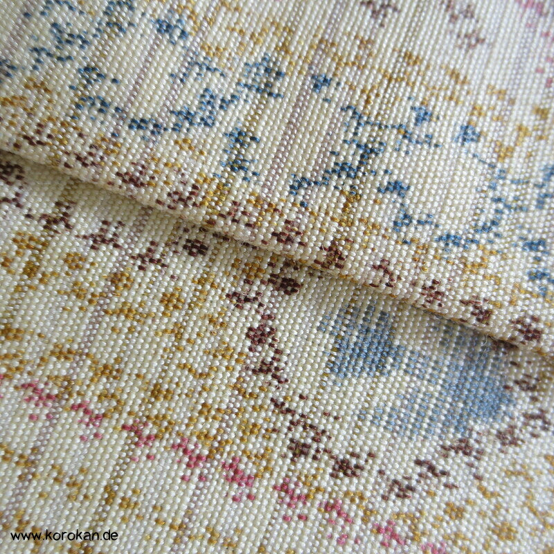 Seide/ Wolle Kasuri Hitoe Kimono