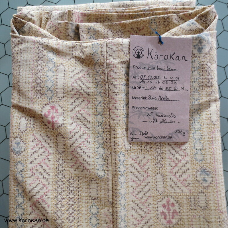 Seide/ Wolle Kasuri Hitoe Kimono