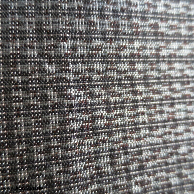 beige graue Tsumugi Haori Männer Kimono-Jacke, Bildfutter