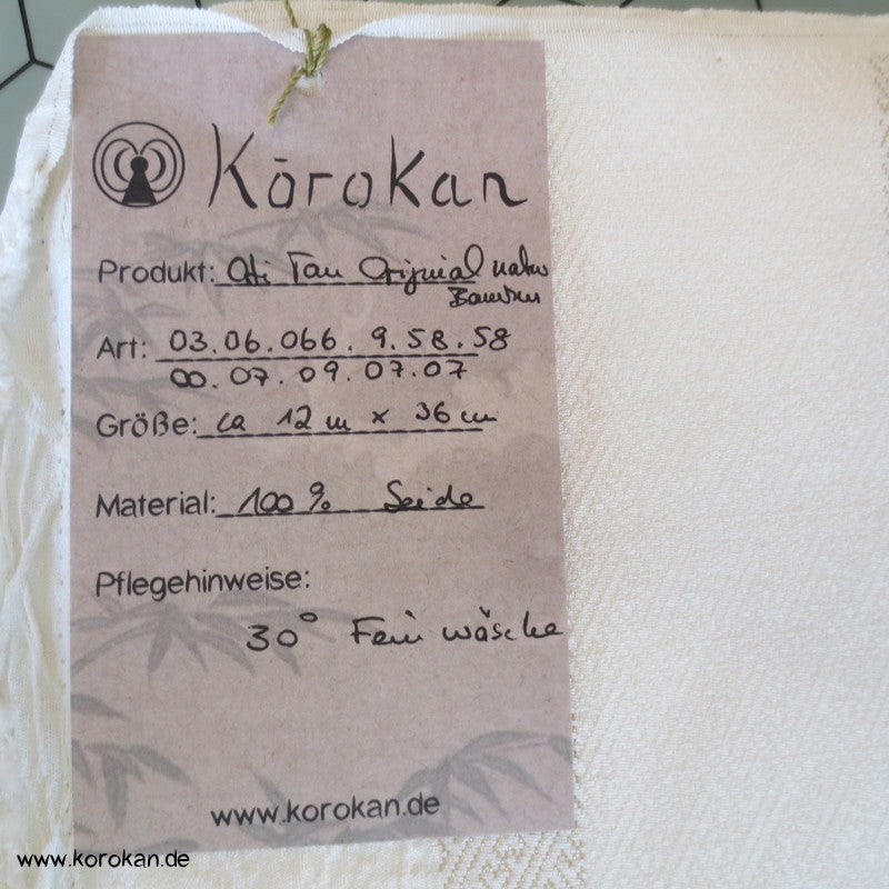 Kakeshita Seidenstoff für Hochzeits Kimono - weiß
