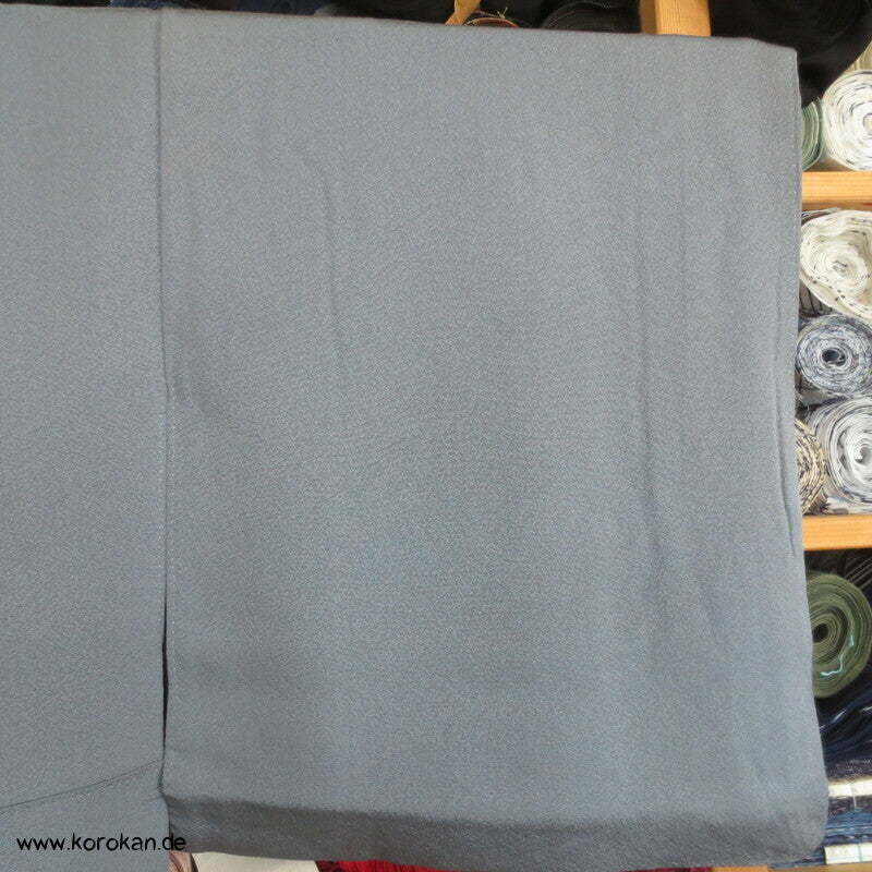 Kraniche über Wellen japanischer Iro Tomesode Seidencrepe Kimono