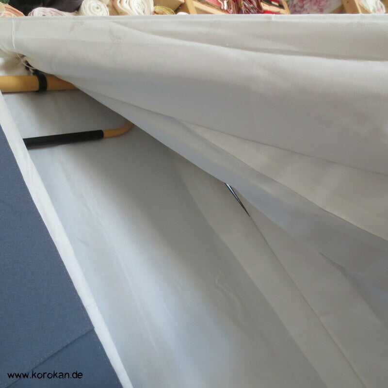 Kraniche über Wellen japanischer Iro Tomesode Seidencrepe Kimono