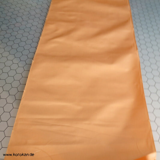 uni blass sonnengelb Obi Futter Seiden Rips, fest und steif