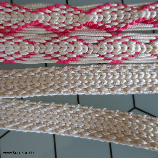 Diamant - leicht durchbrochen geflochtener Sommer Obijime