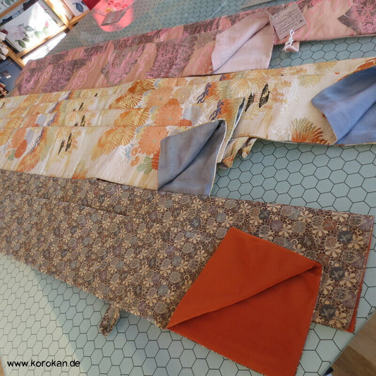 Seiden Brokat Schwerthülle für japanisches Katana oder Wakizashi Kurzschwert